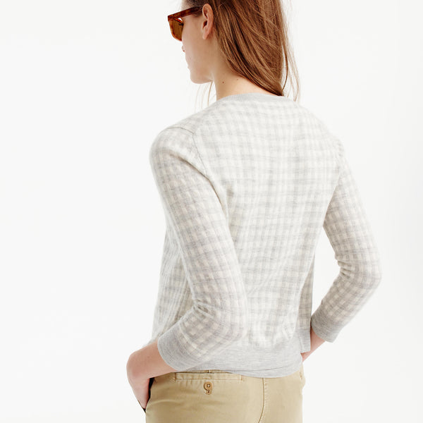 J crew featherweight cashmere on sale cardigan