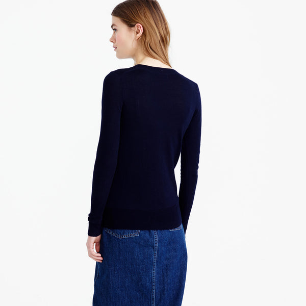 Merino wool V-neck sweater